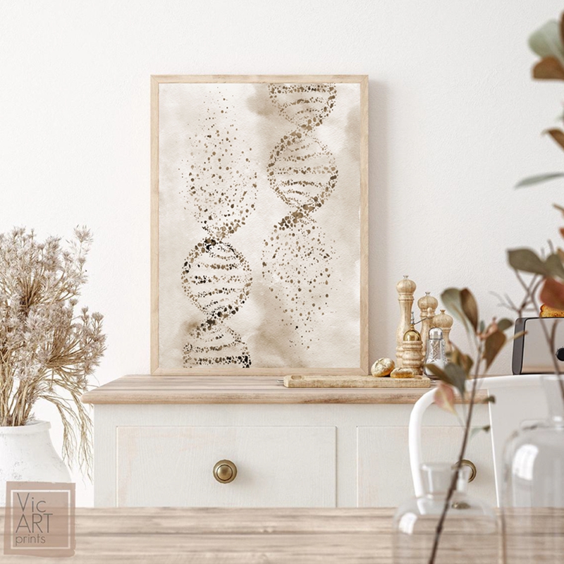 DNA Molecule Print Modern Medi – Medical Lab Pictures Bewertung und Preis