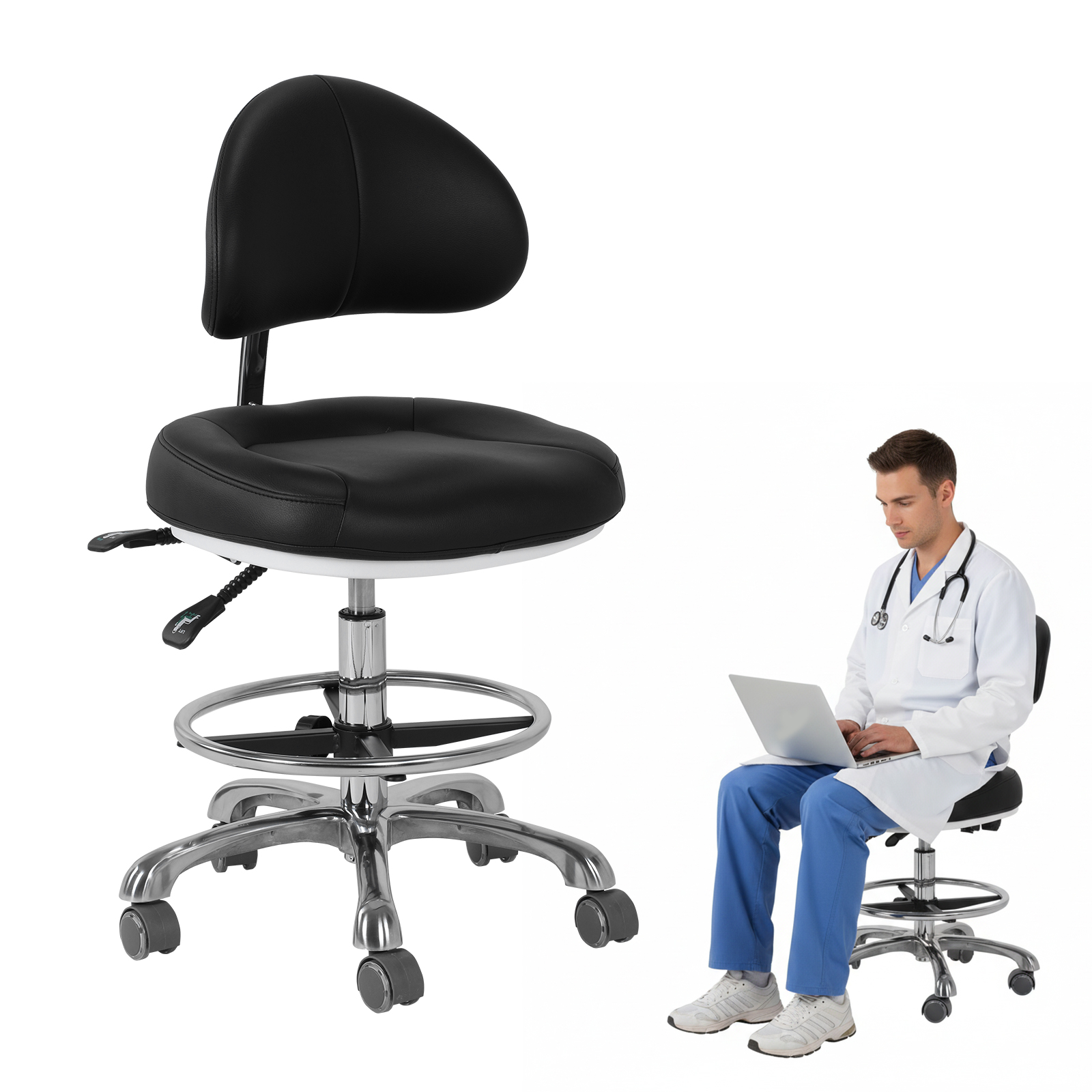 Swivel Tall Office Chair with  – Medical Lab Chair Bewertung und Preis